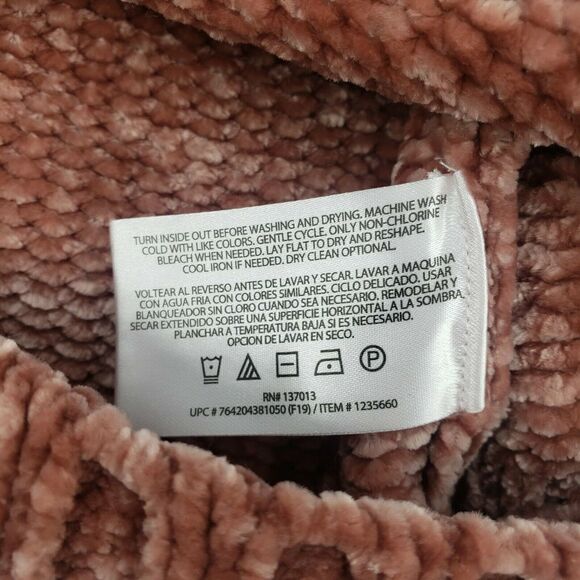 Orvis Womens Sweater Size XL Pink Chenille  New - Picture 8 of 14